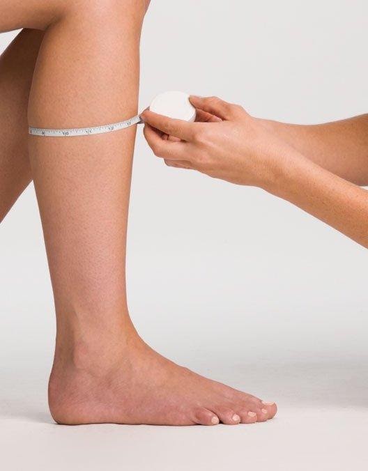 Measuring for medical compression stockings